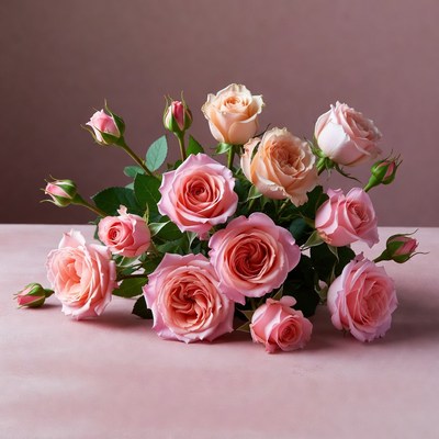 Bouquet of Pink Roses