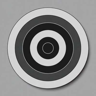 Black and White Target
