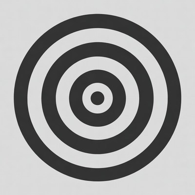 Black Target Symbol