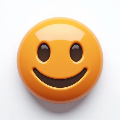 Smiling Orange Emoji