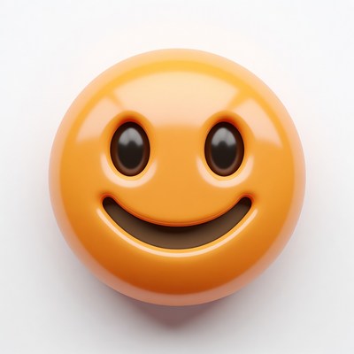 Smiling Yellow Emoji Face