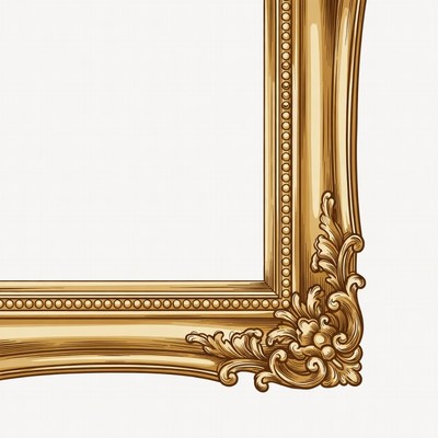 Ornate Gold Picture Frame