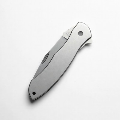 Silver Folding Pocket Knife