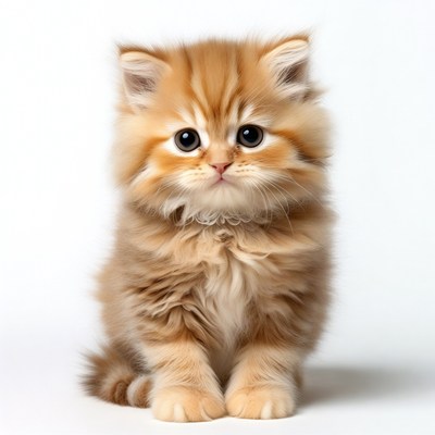 Cute orange British Shorthair kitten