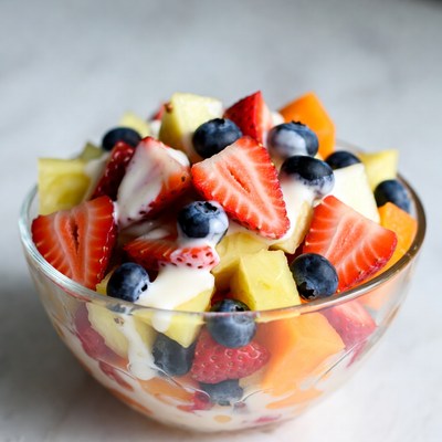 Fruit Salad with Yogurt