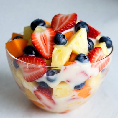 Fruit Salad with Yogurt