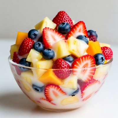 Fruit Salad with Yogurt