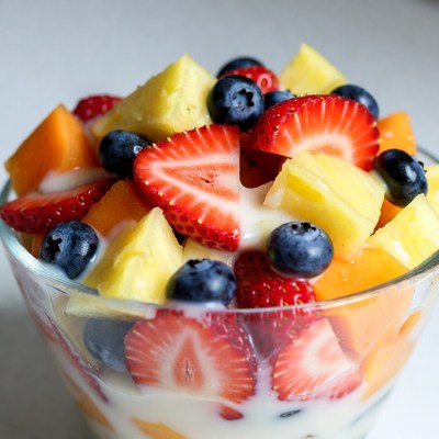 Fruit Salad with Yogurt