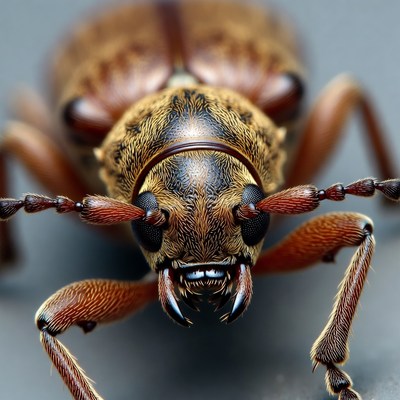 Close-up of longhorn beetle