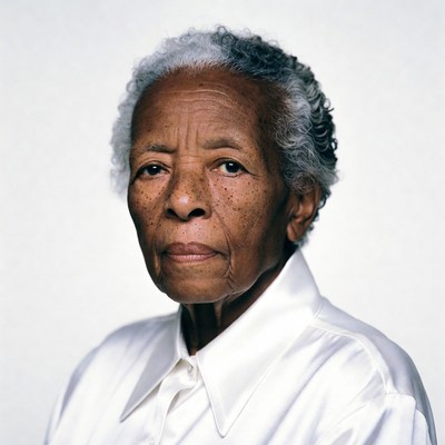 Elderly African-American woman portrait