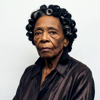 Elderly African-American woman portrait