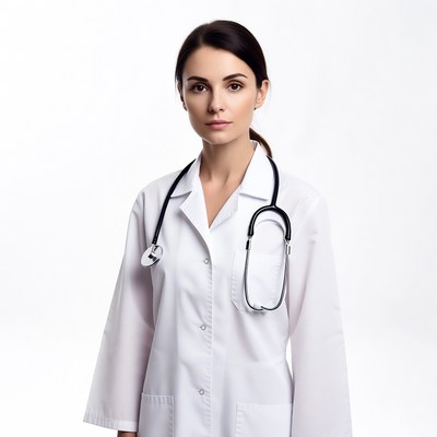Female doctor with stethoscope