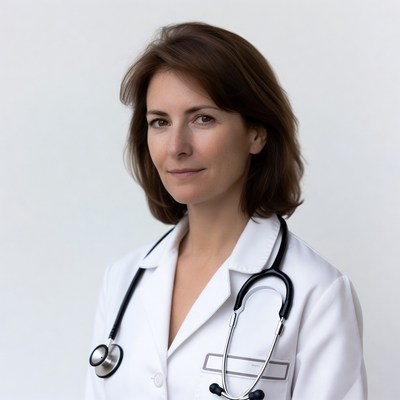 Female doctor with stethoscope