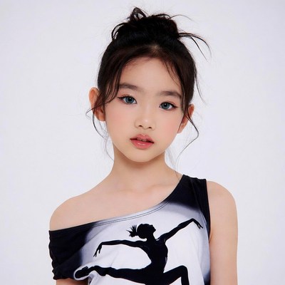 Asian girl in dancer top