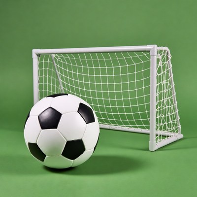 Soccer Ball in Front of Goal