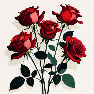 Bouquet of Red Roses