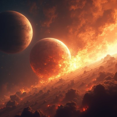 Fiery Planets in Cosmic Clouds
