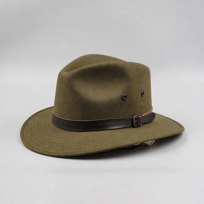 Green Felt Outback Hat