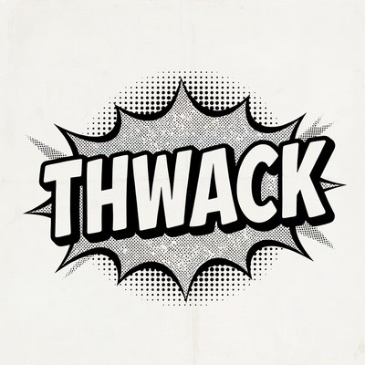 THWACK Comic Book Sound Effect