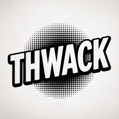 THWACK Comic Book Text