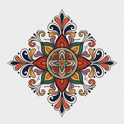 Colorful Mandala Illustration