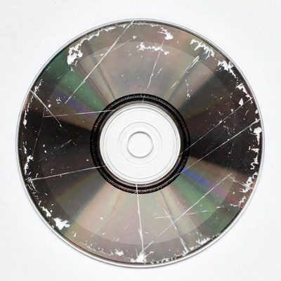Scratched CD Disc
