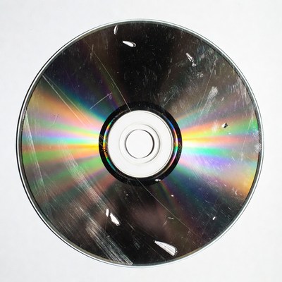 Scratched CD Disc