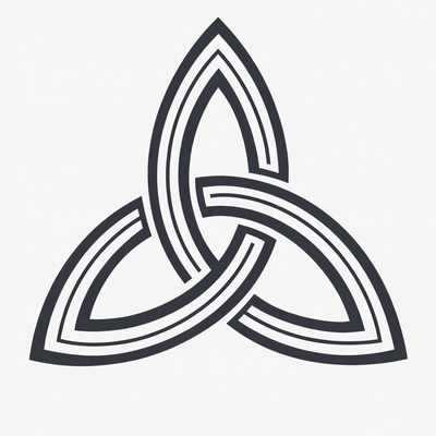 Triquetra Celtic Knot Symbol