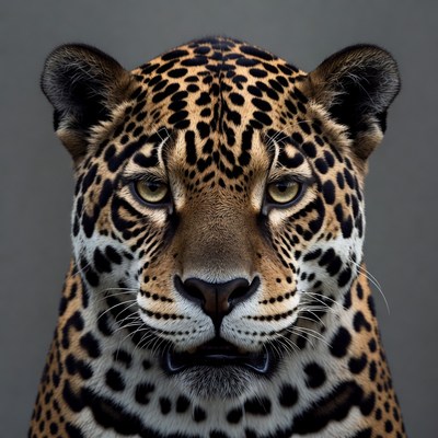 Jaguar close-up portrait