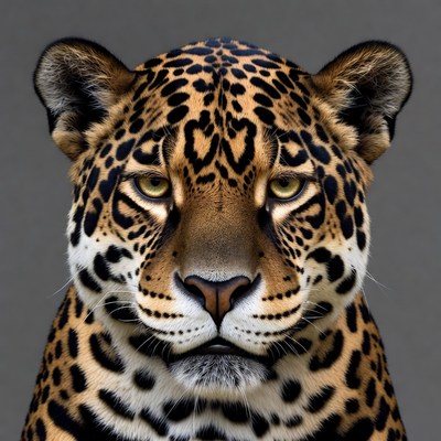Jaguar close-up portrait