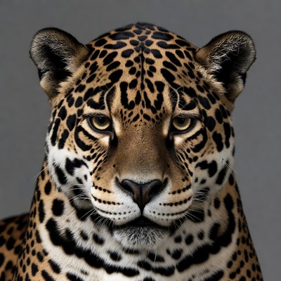 Jaguar close-up portrait