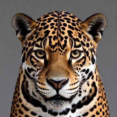 Jaguar close-up portrait