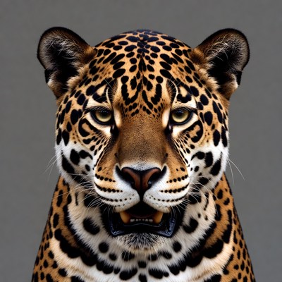 Jaguar close-up portrait