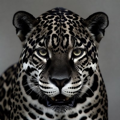 Close-up Jaguar Portrait