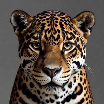 Jaguar close-up portrait
