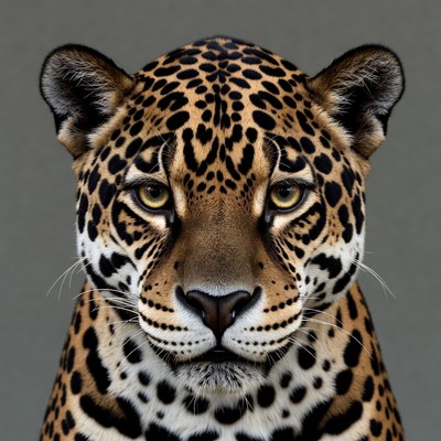 Close-up Jaguar Portrait