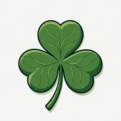 Four-leaf clover illustration