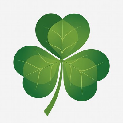 Four-Leaf Clover Illustration