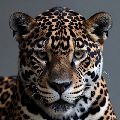 Close-up Jaguar Portrait