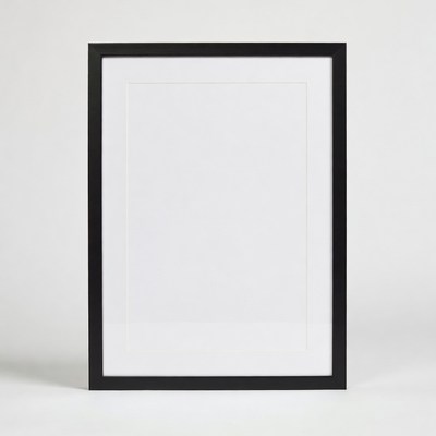 Empty Black Picture Frame