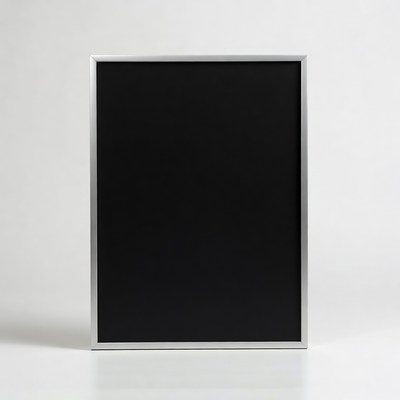 Empty Black Picture Frame