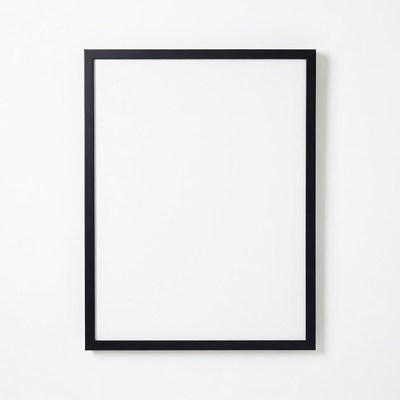 Empty Black Picture Frame
