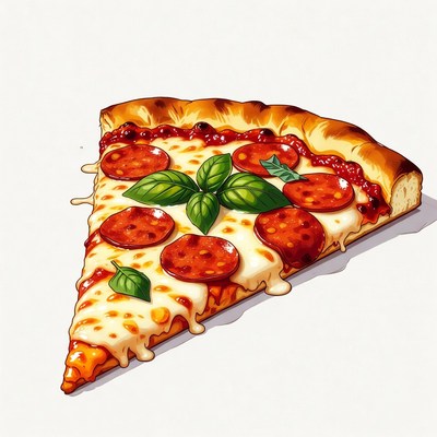 Pepperoni Pizza Slice