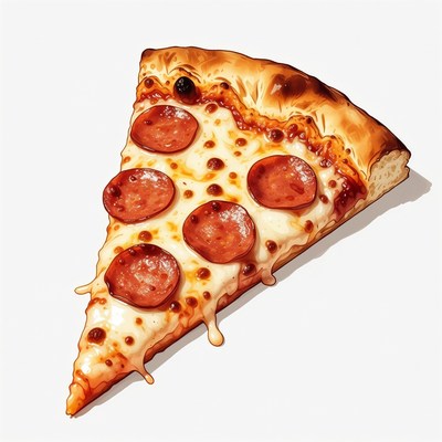 Pepperoni Pizza Slice