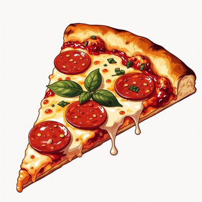 Pepperoni Pizza Slice