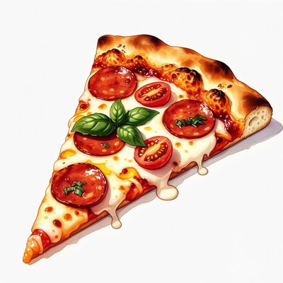 Pepperoni Pizza Slice
