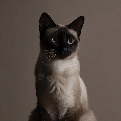 Siamese cat portrait