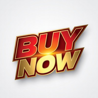 Buy Now Bold Red Graphic