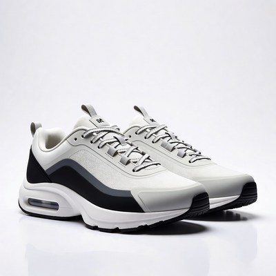 White Michael Kors Air Sneakers Pair