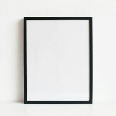 Black Framed Empty Poster